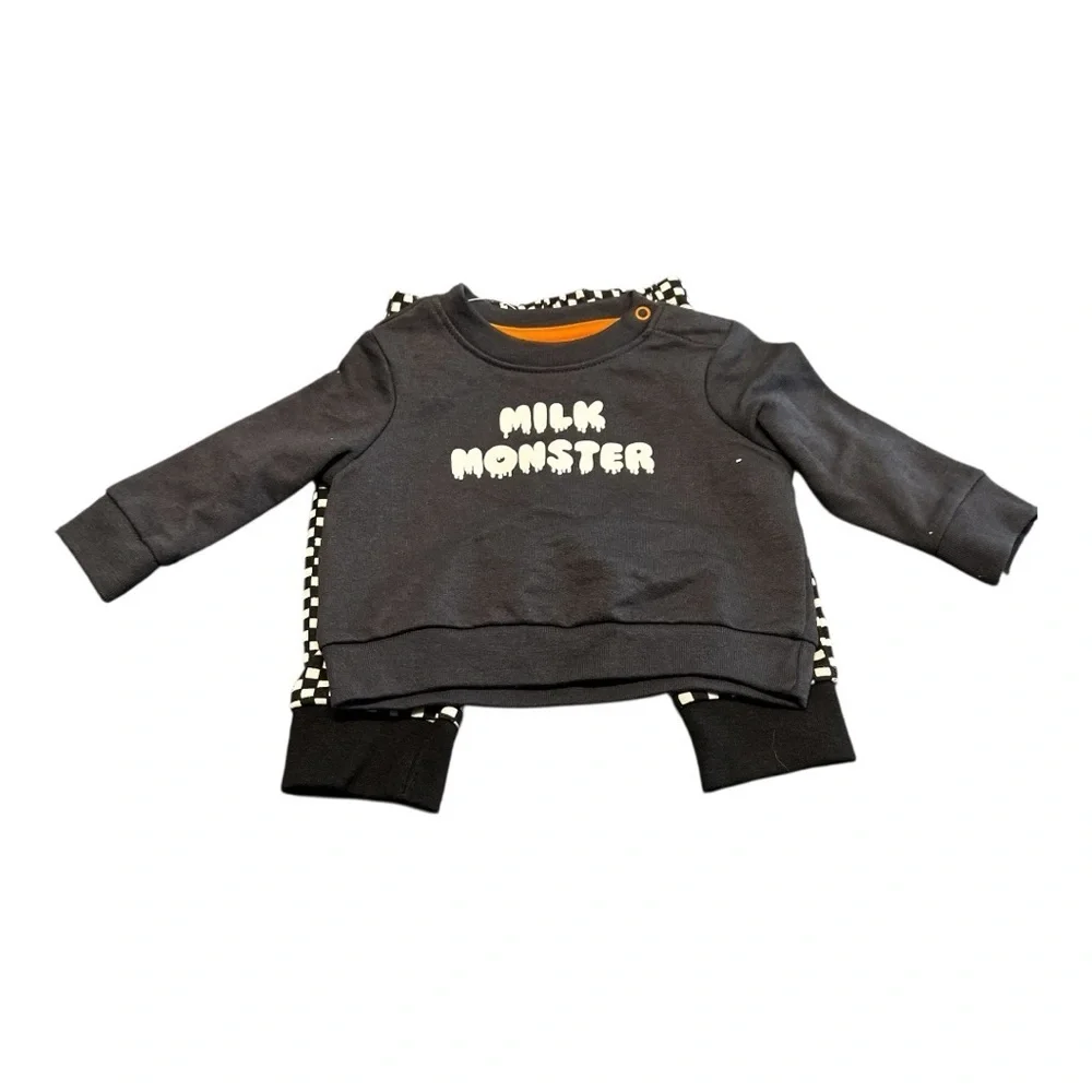 ❤️2/$10 NWT Cat & Jack Milk Monster Costume - 0-3M
